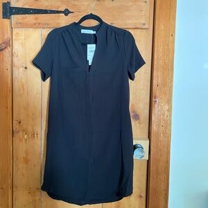 All in Favor Elegant Black Mini Dress